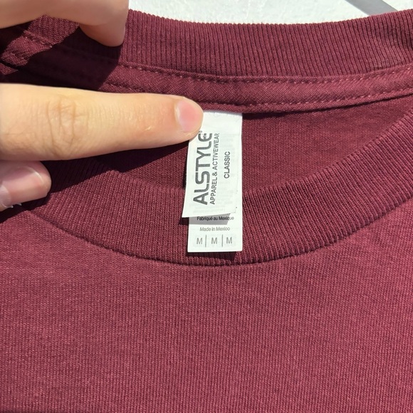 Utopia Pink Purple Maroon T Shirt Unisex Medium - Picture 6 of 7